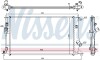 Радіатор охолодження MAZDA 5 (05-) - (lbf715200a, lfb715200a, rf7n15200) NISSENS 68503 (фото 8)