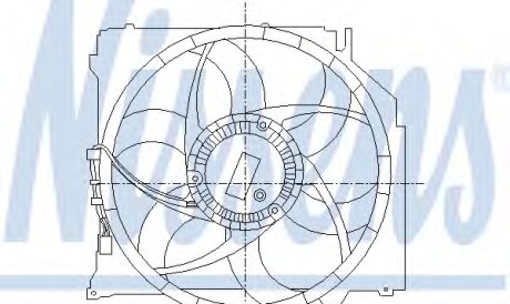 Вентилятор, охлаждение двигателя - NISSENS 85066