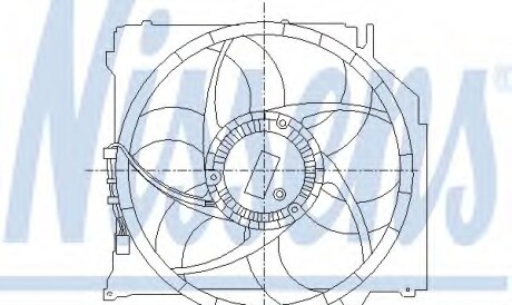Вентилятор, охлаждение двигателя - NISSENS 85067