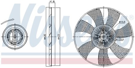 Віскомуфта - (03L121301A) NISSENS 86220