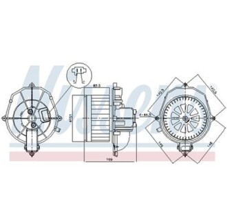 Вентилятор радіатора охолодження - NISSENS 87518