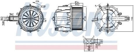 Dmuchawa porsche - NISSENS 87759