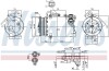 Компресор кондиціонера First Fit - (1671720, 1693622, 1694191) NISSENS 890040 (фото 1)