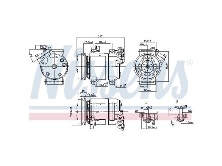Фото 5 - Компресор кондиціонера NISSENS 890064