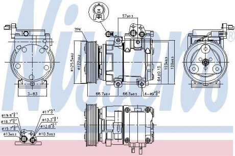 Компрессор - NISSENS 890129