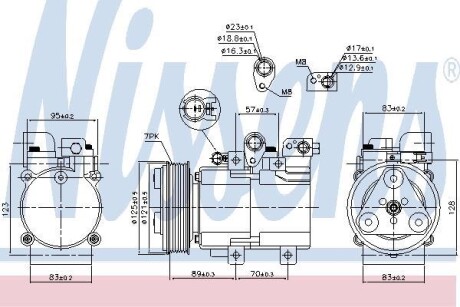 Компресор кондиціонера First Fit - NISSENS 890136