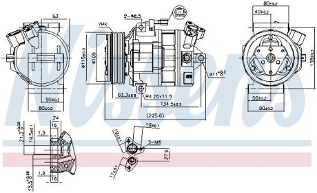 Компресор кондиціонера First Fit - NISSENS 890138