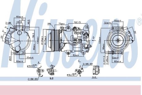 Компресор кондиціонера First Fit - NISSENS 890141