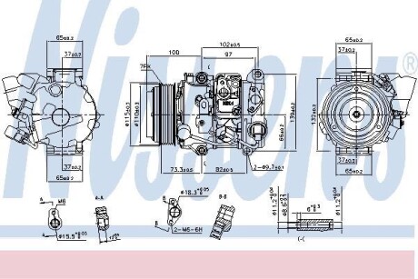 Компресор кондиціонера - NISSENS 890142