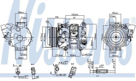 Компресор кондиціонера First Fit - NISSENS 890143