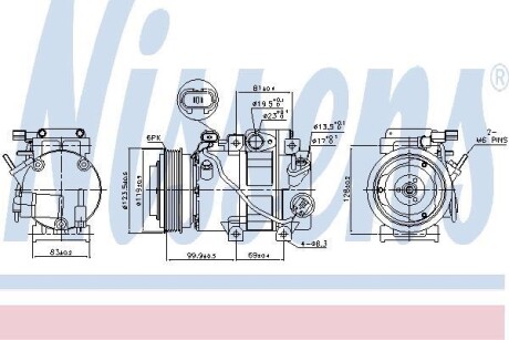 Компресор кондиціонера First Fit - NISSENS 890151