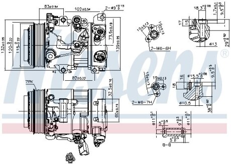 Компресор кондиціонера First Fit - NISSENS 890156