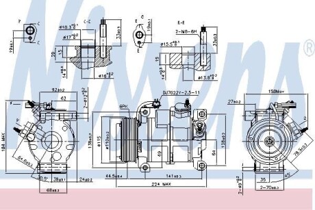 Компресор кондиціонера - NISSENS 890169