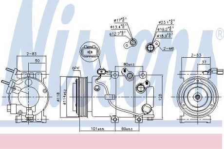 Компресор кондиціонера First Fit - NISSENS 890174