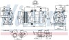 Компресор кондиціонера First Fit - (1770253, 1827895, 2011501) NISSENS 890217 (фото 1)