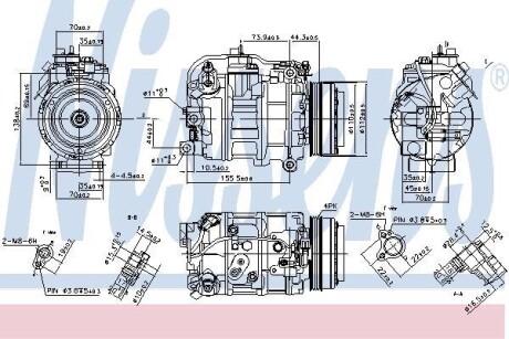 Компресор кондиціонера First Fit - NISSENS 890218