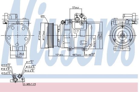 Компресор кондиціонера First Fit - NISSENS 890234