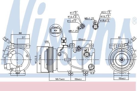 Компресор кондиціонера First Fit - NISSENS 890241