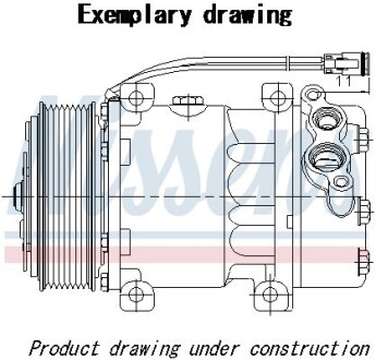 Компресор кондиціонера First Fit - (1837444, 2027607, 2066535) NISSENS 890250 (фото 1)