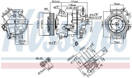 Компрессор - NISSENS 890264