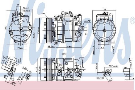 Компресор кондиціонера First Fit - NISSENS 890294