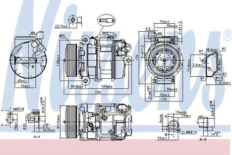 Компрессор - NISSENS 890358