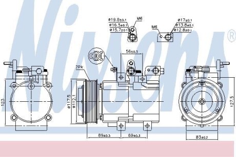 Компрессор - NISSENS 890395