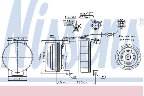 Компресор кондиціонера First Fit - NISSENS 89045