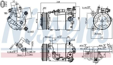 Компресор кондиціонера First Fit - NISSENS 890601