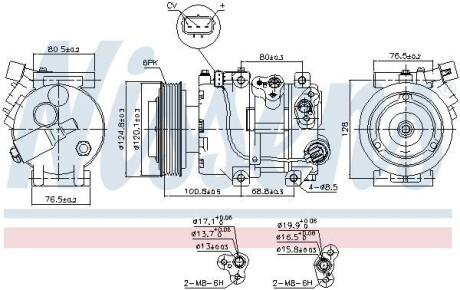 Компресор кондиціонера First Fit - NISSENS 890651