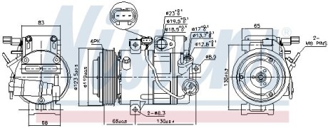 Компресор кондиціонера First Fit - (977012W000, 977012W050) NISSENS 890687 (фото 1)