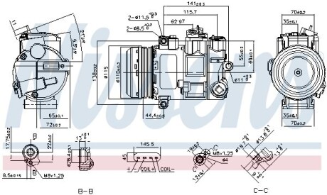 Компресор кондиціонера First Fit - NISSENS 890696