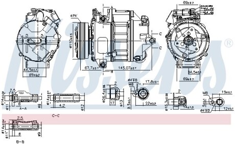 Компресор кондиціонера First Fit - NISSENS 890759