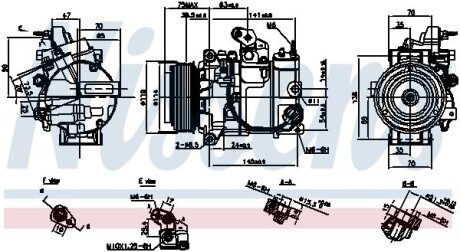 Компресор кондиціонера First Fit - NISSENS 890816