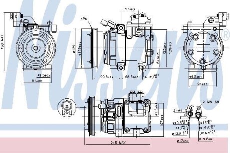 Компресор кондиціонера First Fit - NISSENS 89085