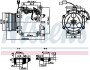 Компресор кондиціонера First Fit - ((7813A325, MN185233, MR958858)) NISSENS 890879 (фото 1)