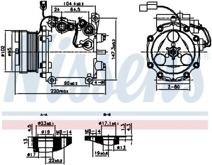 Компресор кондиціонера First Fit - NISSENS 890879