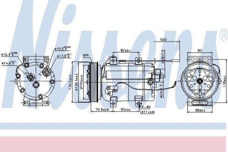 Компресор кондиціонера First Fit - NISSENS 89101