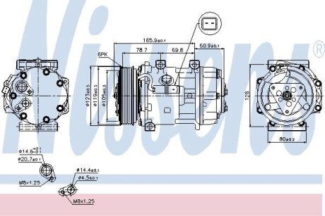 Компресор кондиціонера First Fit - NISSENS 89136