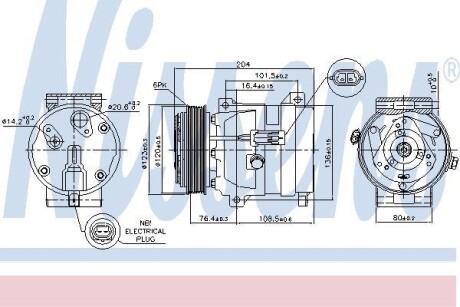 Компресор кондиціонера First Fit - NISSENS 89217