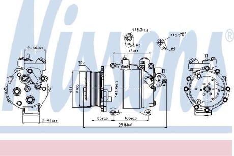 Компресор кондиціонера First Fit - NISSENS 89245