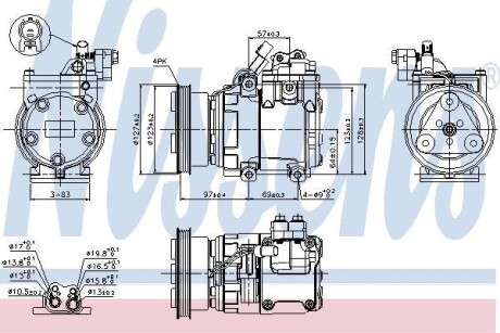 Компресор кондиціонера First Fit - NISSENS 89277