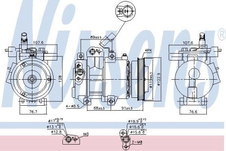 Компресор кондиціонера First Fit - NISSENS 89279