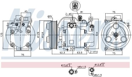 Компресор кондиціонера First Fit - NISSENS 89311