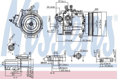 Компресор кондиціонера First Fit - NISSENS 89462