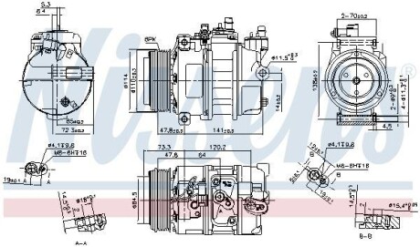 Компресор кондиціонера First Fit - NISSENS 89496