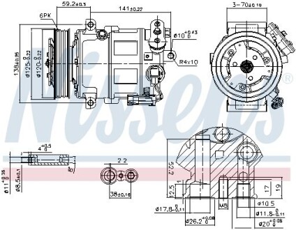 Компресор кондиціонера First Fit - NISSENS 89497