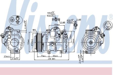 Компресор кондиціонера First Fit - NISSENS 89511