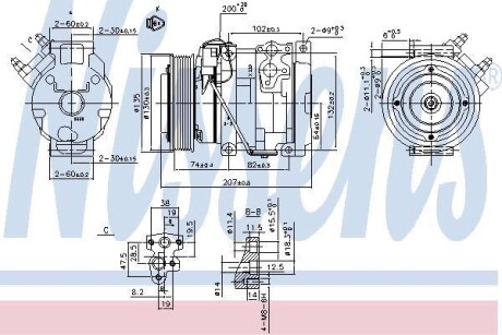 Компресор кондиціонера First Fit - NISSENS 89558