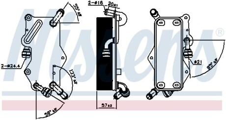 Теплообменник - (4G0317021M) NISSENS 90942